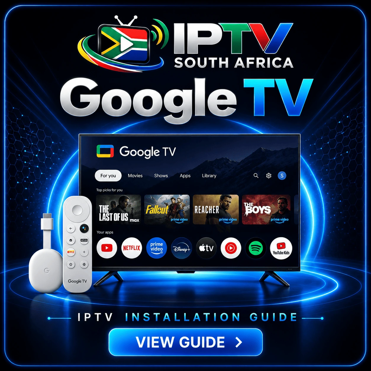 IPTV South Africa on Google TV