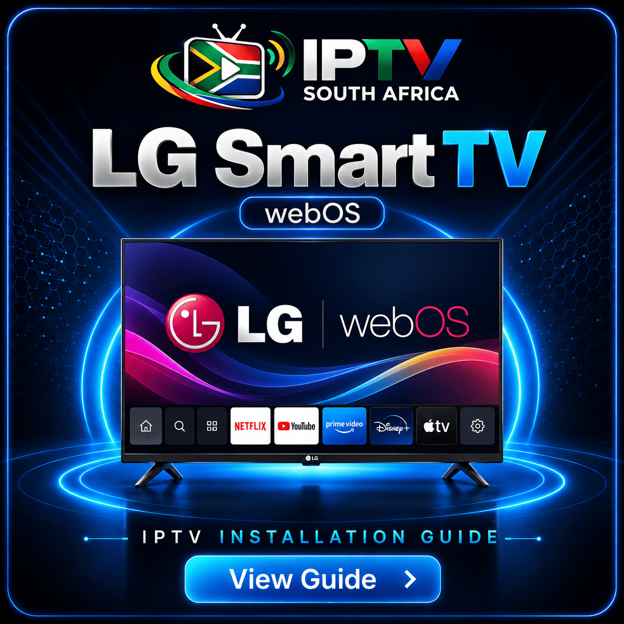 IPTV South Africa on LG Smart TV