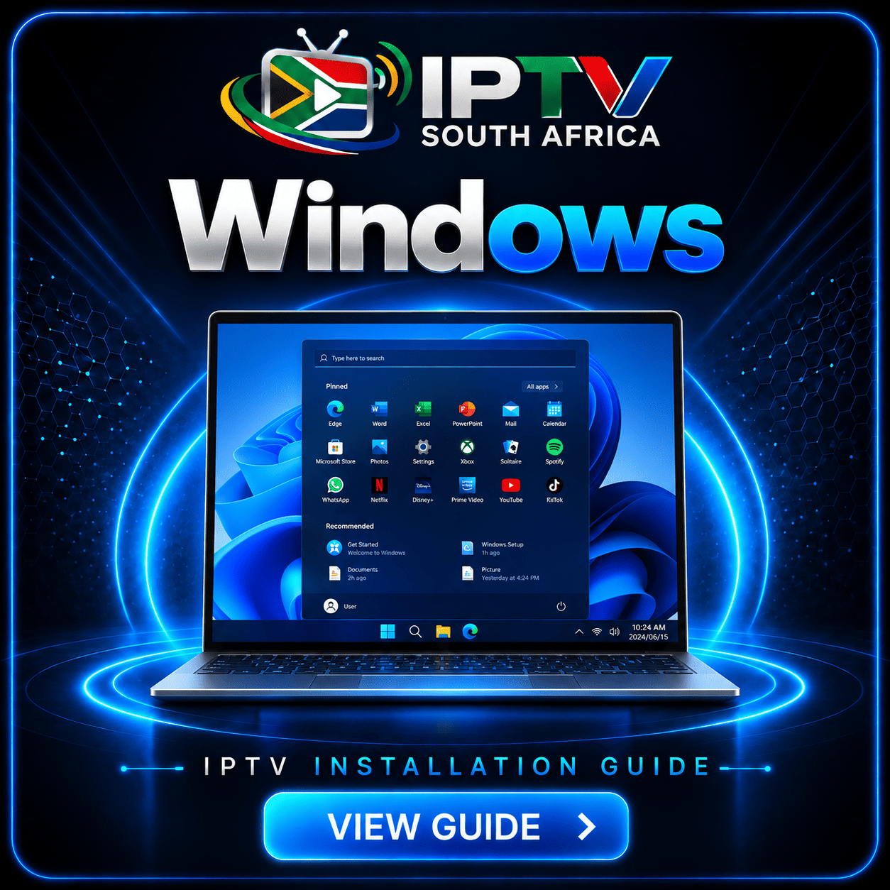IPTV South Africa on Windows