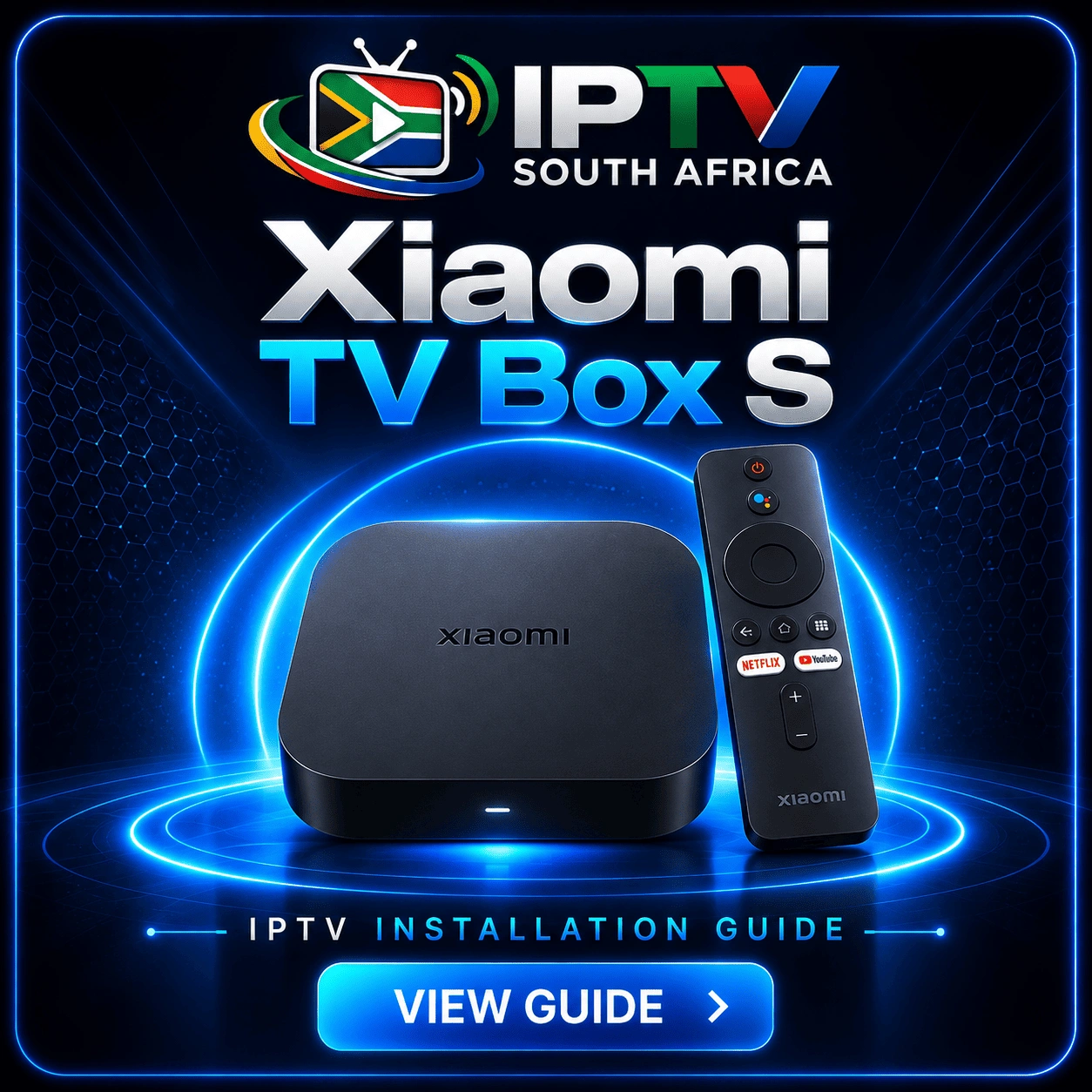 IPTV South Africa on Xiaomi TV Box S
